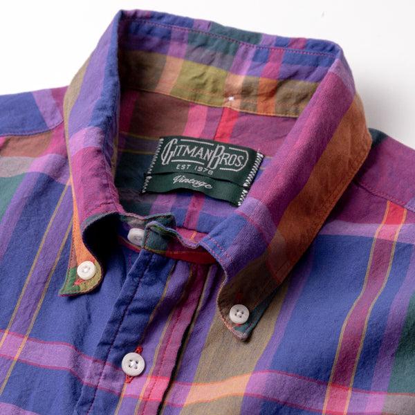 Guilty Parties Gitman Vintage Original Madras Shirt - Purple