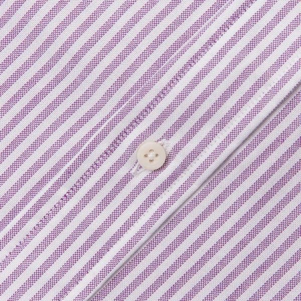 Guilty Parties Gitman Vintage Spring Oxford Shirt - Purple Stripe