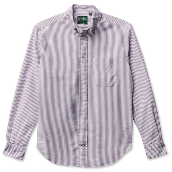 guilty parties Gitman Vintage Spring Oxford Shirt - Purple Stripe