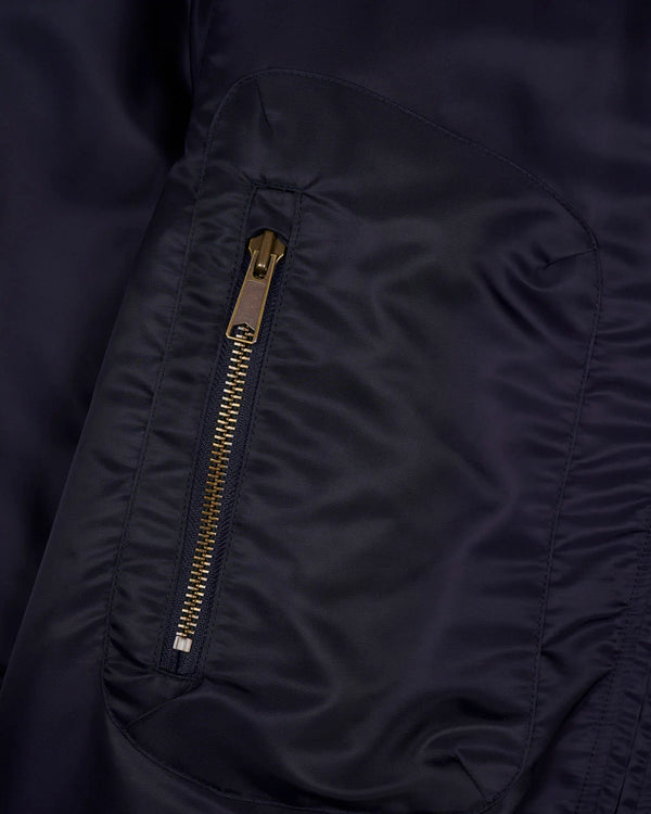 Guilty Parties Brain Dead 3D Flight Jacket - Navy