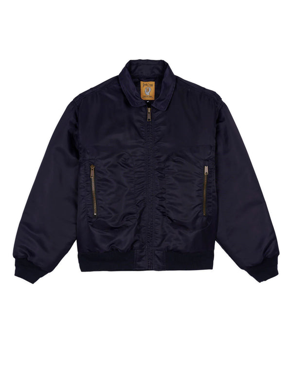 guilty parties Brain Dead 3D Flight Jacket - Navy
