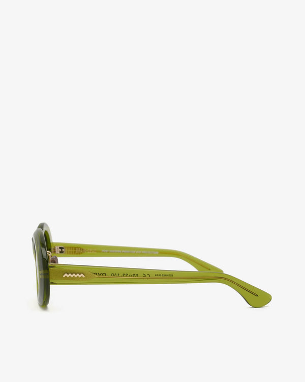 Guilty Parties Brain Dead Oyster Sunglasses - Green