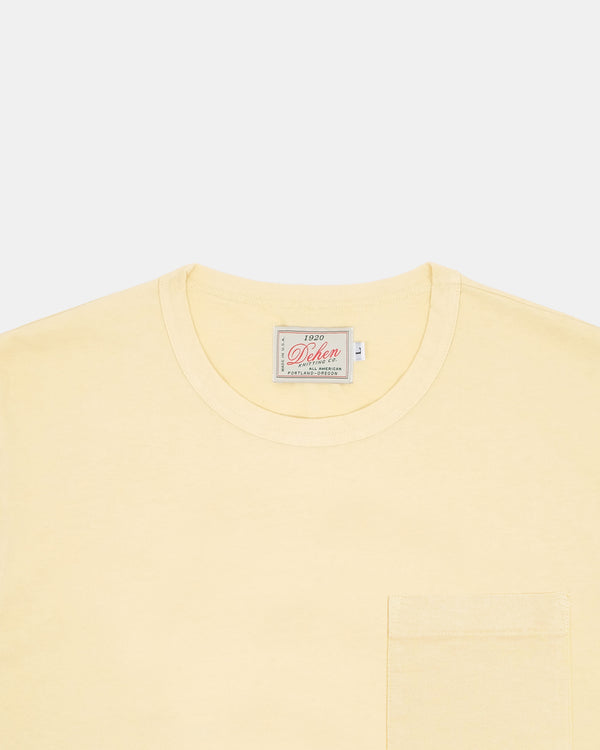 Guilty Parties Dehen 1920 Pocket Tee - Lemon