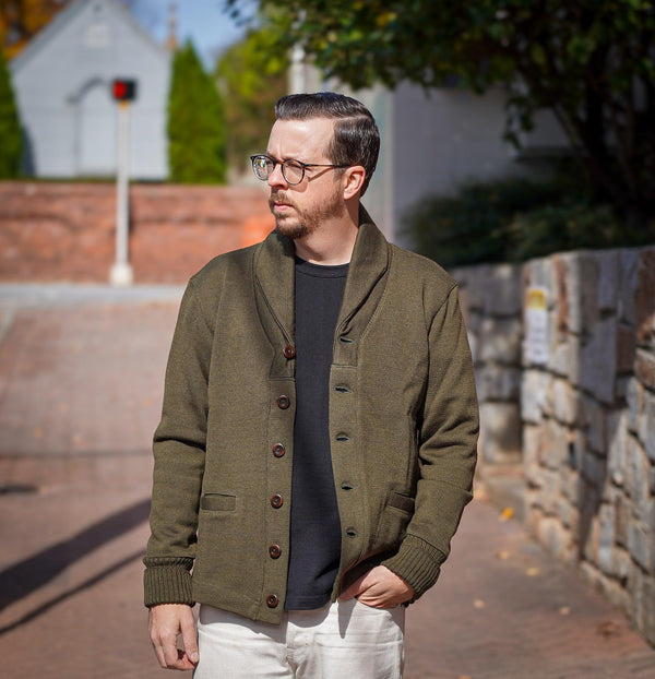 guilty parties Dehen 1920 Shawl Sweater Coat - Loden