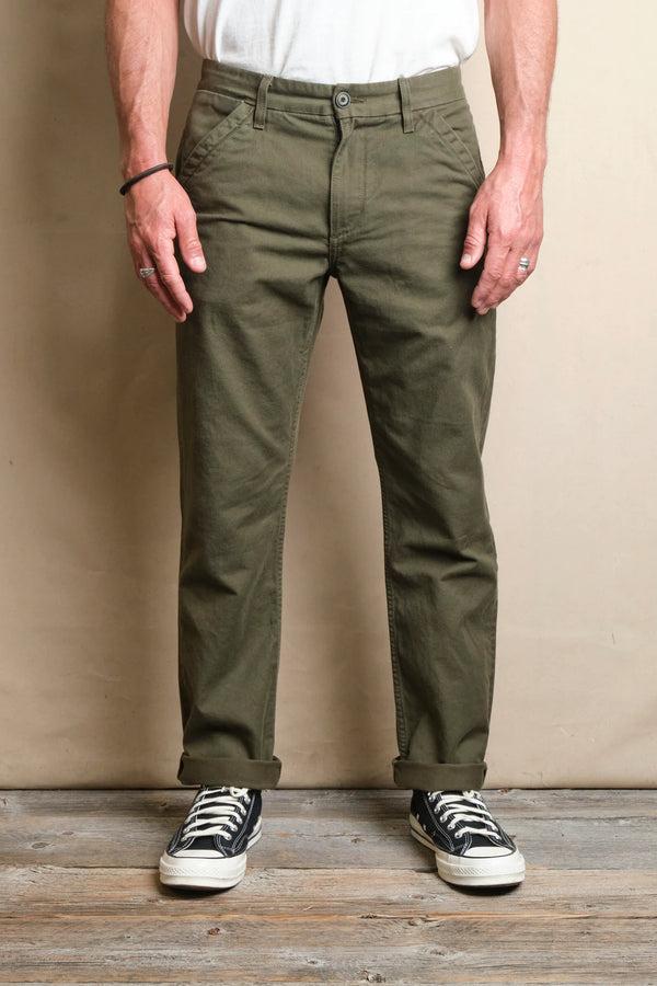 Guilty Parties Freenote Cloth Workers Chino- Olive