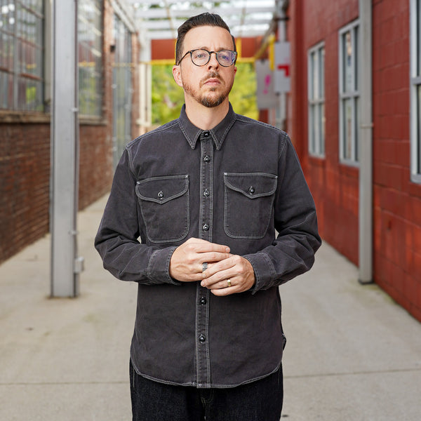 guilty parties Freenote Utility Shirt - Charcoal