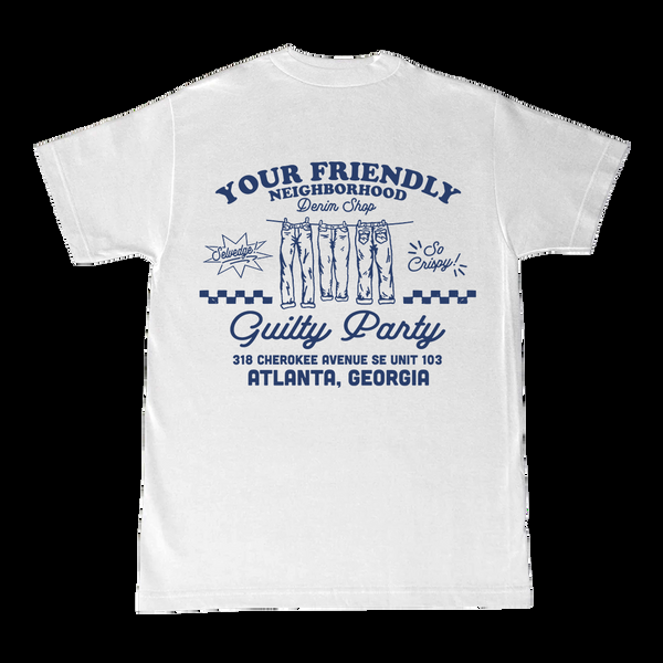 Guilty Parties Guilty Party Clothesline Tee - White