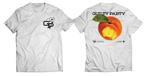 Guilty Parties Guilty Party Peach Tee - White