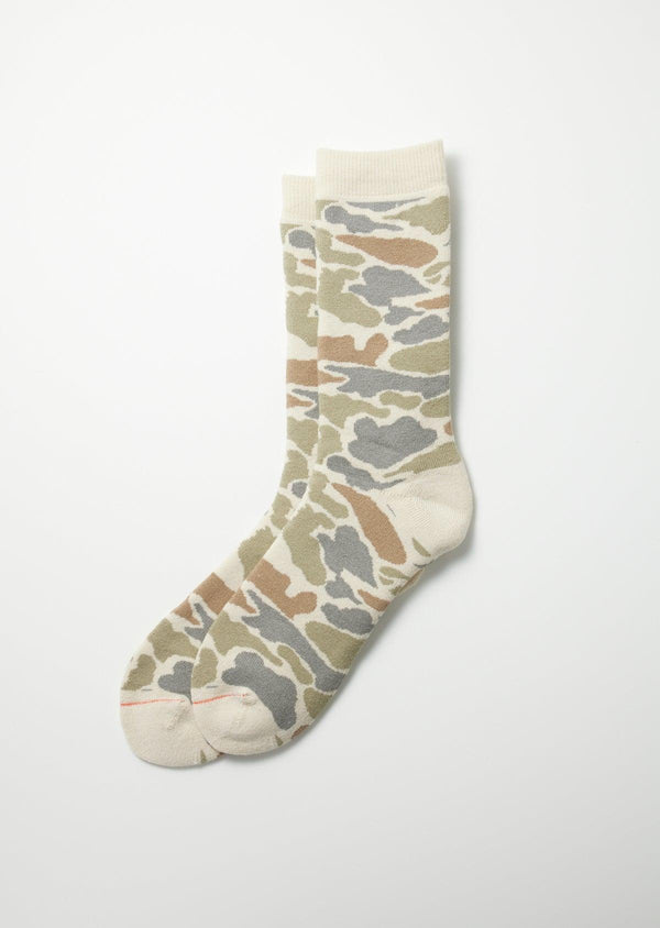 Guilty Parties ROTOTO Pile Camo Crew Socks