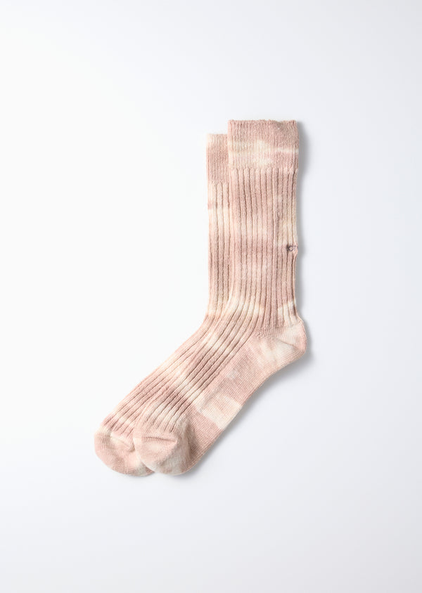 Guilty Parties ROTOTO Tie-Dye Ribbed Crew Sock