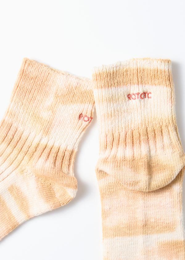 Guilty Parties ROTOTO Tie-Dye Ribbed Crew Sock