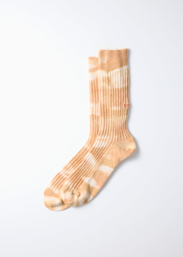 guilty parties ROTOTO Tie-Dye Ribbed Crew Sock