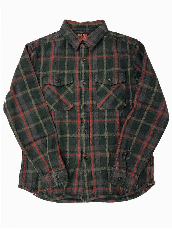 Guilty Parties UES Extra Heavy Flannel Shirt - Green