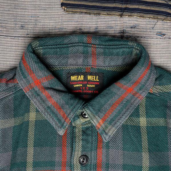Guilty Parties UES Extra Heavy Flannel Shirt - Green