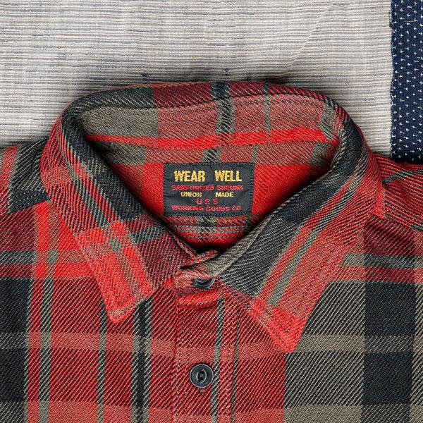 Guilty Parties UES Extra Heavy Flannel Shirt - Red