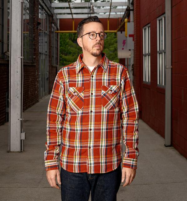 guilty parties UES Heavy Flannel Shirt - Red
