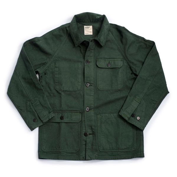 Guilty Parties Heimat Textil Heavy Canvas Journey Coat - Military Green