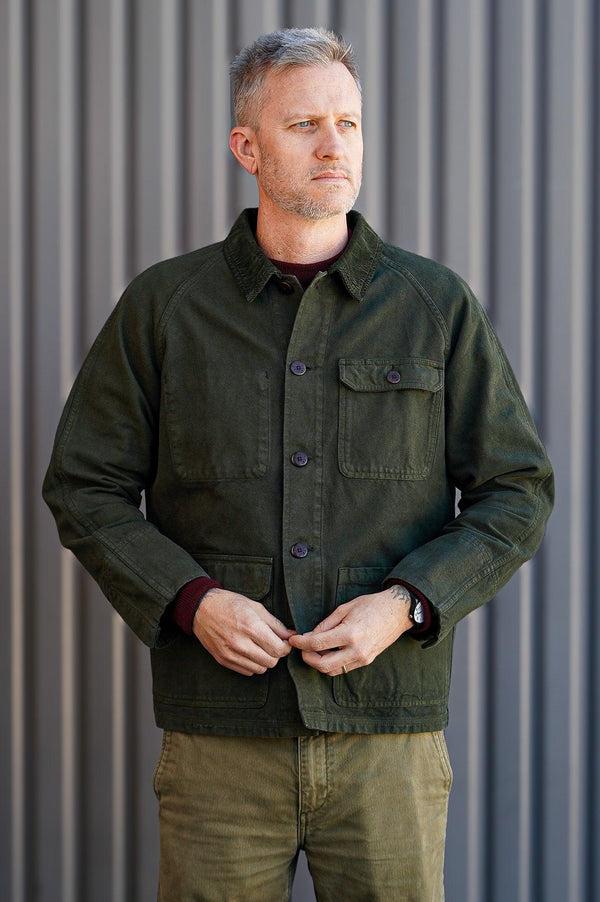 Guilty Parties Heimat Textil Heavy Canvas Journey Coat - Military Green