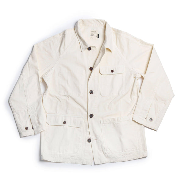 guilty parties Heimat Textil Herringbone Journey Coat - Seashell