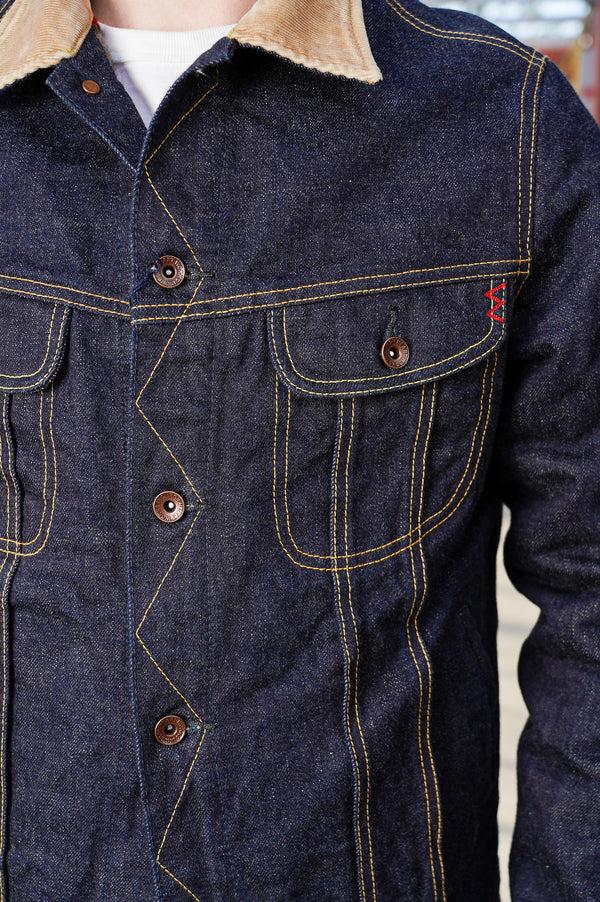 Guilty Parties Iron Heart IH-101J-SR 18oz Selvedge Denim Storm Rider Jacket - Indigo