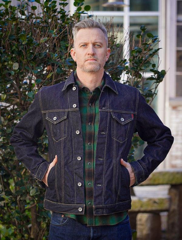 Guilty Parties Iron Heart IH-526J-142 14oz Selvedge Denim Modified Type III Jacket - Indigo