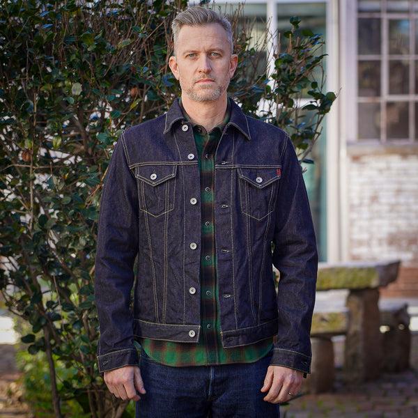 guilty parties Iron Heart IH-526J-142 14oz Selvedge Denim Modified Type III Jacket - Indigo