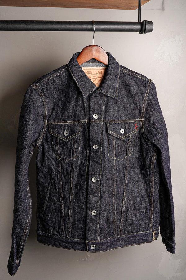 Guilty Parties Iron Heart IH-526J-SLB 16oz Slubby Selvedge Denim Type III Jacket - Indigo