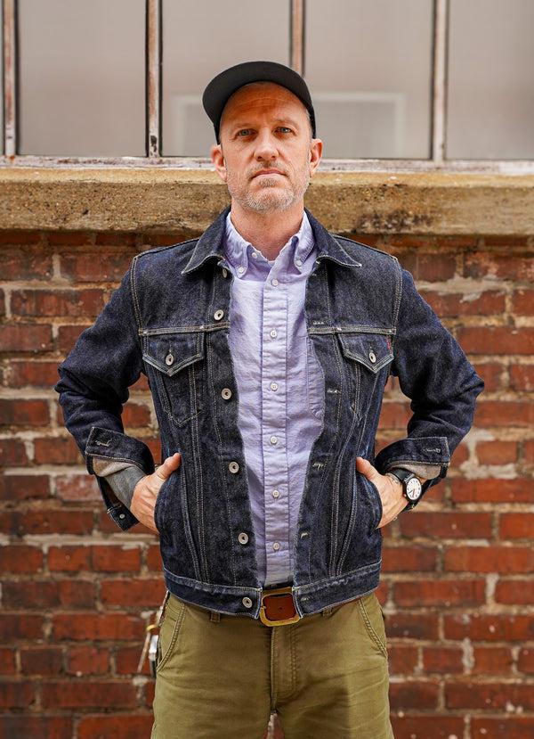 Guilty Parties Iron Heart IH-526PJ 21oz Selvedge Denim Modified Type III Jacket - Indigo