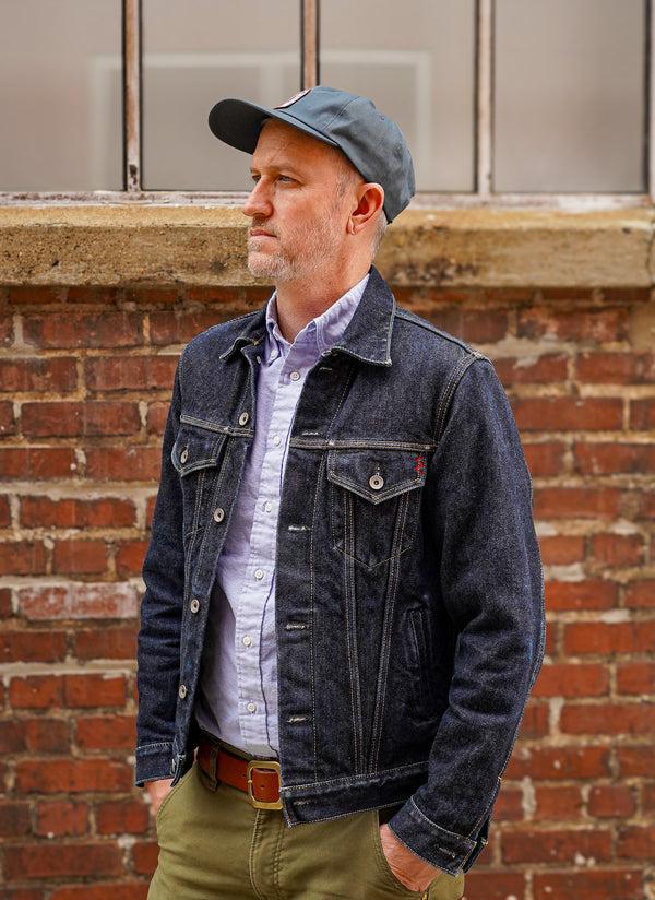guilty parties Iron Heart IH-526PJ 21oz Selvedge Denim Modified Type III Jacket - Indigo