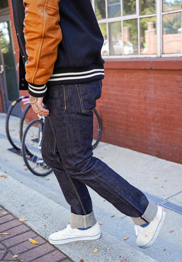 Guilty Parties Iron Heart IH-555S-21 21oz Selvedge Denim Super Slim Cut Jeans - Indigo