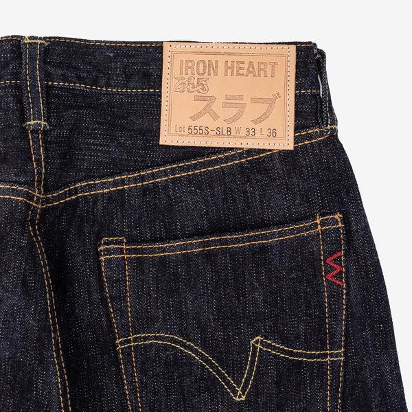 guilty parties Iron Heart IH-555S-SLB 16oz Slubby Selvedge Denim Super Slim Cut Jeans - Indigo