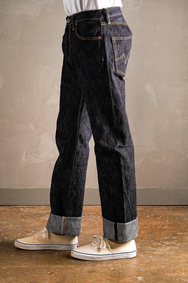 Guilty Parties Iron Heart IH-634S-SLB 16oz Slubby Selvedge Denim Straight Cut Jeans - Indigo