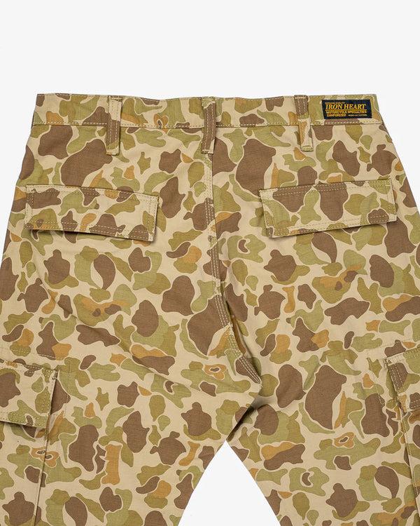 Guilty Parties Iron Heart IH-737-DHC 10oz Sateen Camouflage Cargo Pants - Duck Hunter