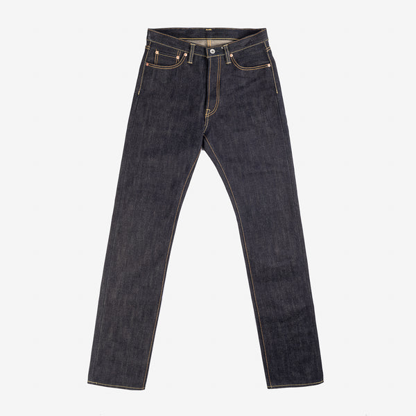 guilty parties Iron Heart IH-888-XHS 25oz Selvedge Denim Medium/High Rise Tapered Cut Jeans - Indigo