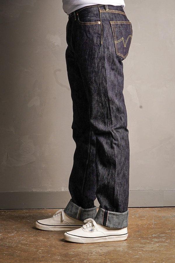 Guilty Parties Iron Heart IH-888S-SLB 16oz Slubby Selvedge Denim Relaxed Tapered Cut Jeans - Indigo
