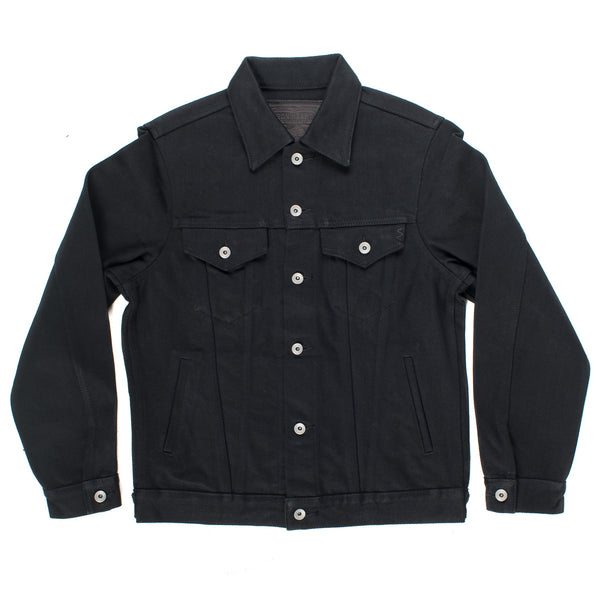 Guilty Parties Iron Heart IH-9526PJ 21oz Non-Fade Denim Modified Type III Jacket - Superblack