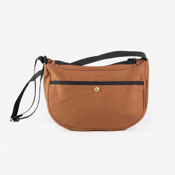 Guilty Parties Iron Heart IHE-19-BRN 17oz Duck Small Shoulder Bag - Brown