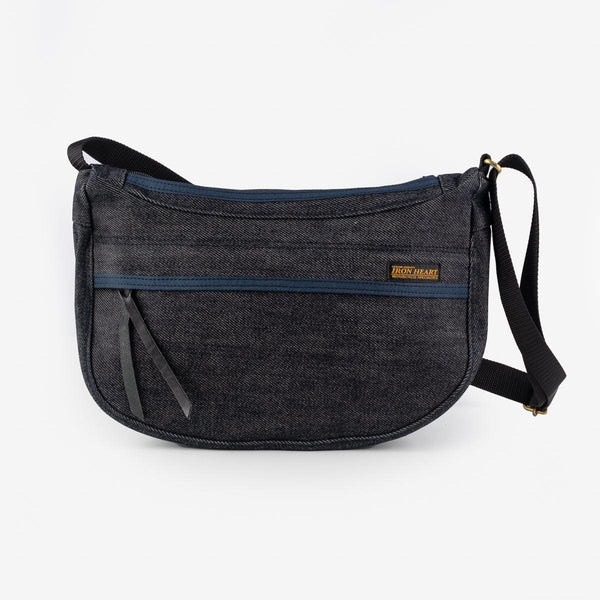 guilty parties Iron Heart IHE-19-IND 21oz Selvedge Denim Small Shoulder Bag - Indigo