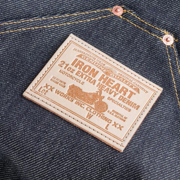 Guilty Parties Iron Heart IHG-056-IND 21oz Selvedge Denim Apron - Indigo