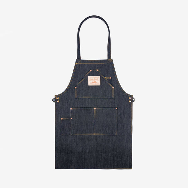guilty parties Iron Heart IHG-056-IND 21oz Selvedge Denim Apron - Indigo