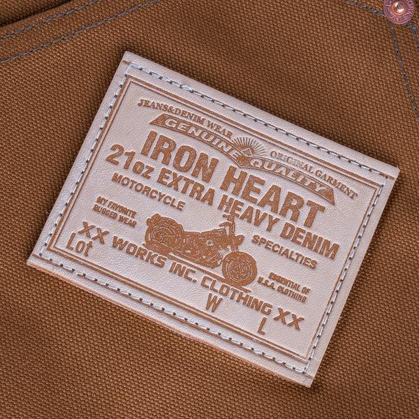 Guilty Parties Iron Heart IHG-057-BRN 17oz Cotton Duck Apron - Brown