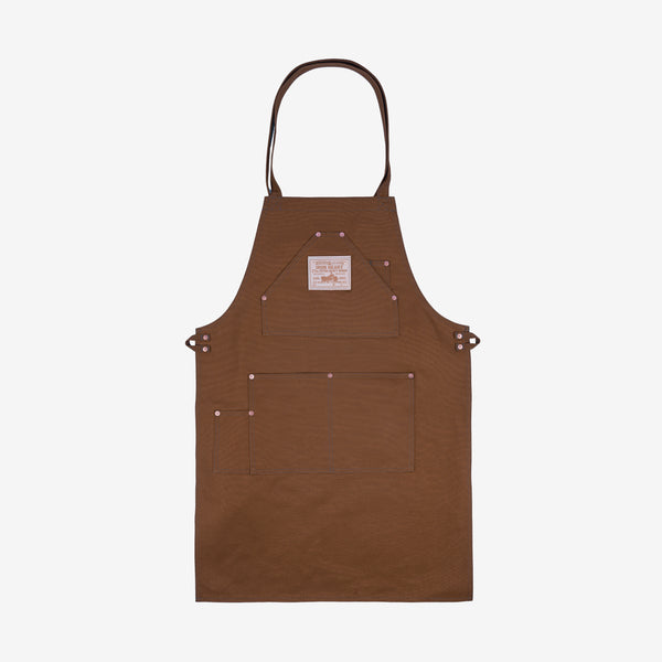 guilty parties Iron Heart IHG-057-BRN 17oz Cotton Duck Apron - Brown