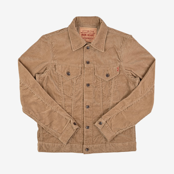 Guilty Parties Iron Heart IHJ-69-KHA Corduroy Modified Type III Jacket - Khaki