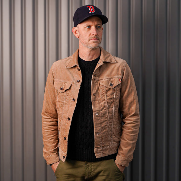 guilty parties Iron Heart IHJ-69-KHA Corduroy Modified Type III Jacket - Khaki
