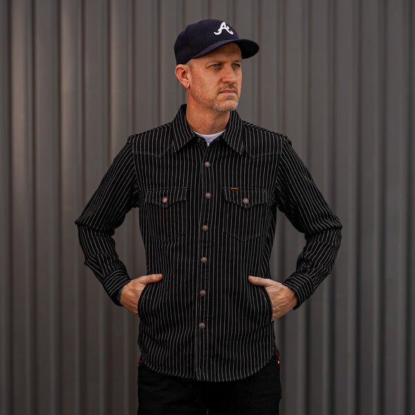 guilty parties Iron Heart IHSH-227-BLK 12oz Wabash CPO Shirt - Black