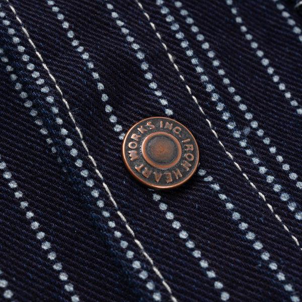 Guilty Parties Iron Heart IHSH-227-IND 12oz Wabash CPO Shirt - Indigo