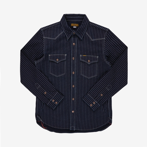 guilty parties Iron Heart IHSH-227-IND 12oz Wabash CPO Shirt - Indigo