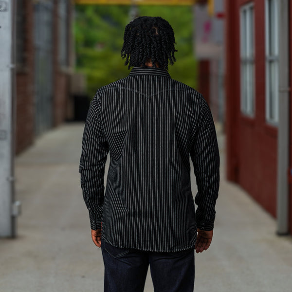 Guilty Parties Iron Heart IHSH-62-BLK 12oz Wabash Western Shirt - Black