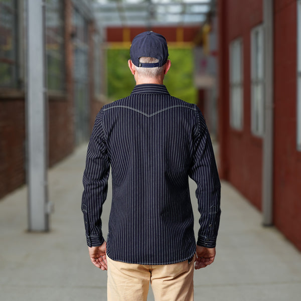 Guilty Parties Iron Heart IHSH-62-IND 12oz Wabash Western Shirt - Indigo