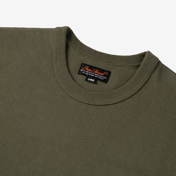 Guilty Parties Iron Heart IHT-1600-OLV 11oz Cotton Knit Crew Neck T-Shirt - Olive